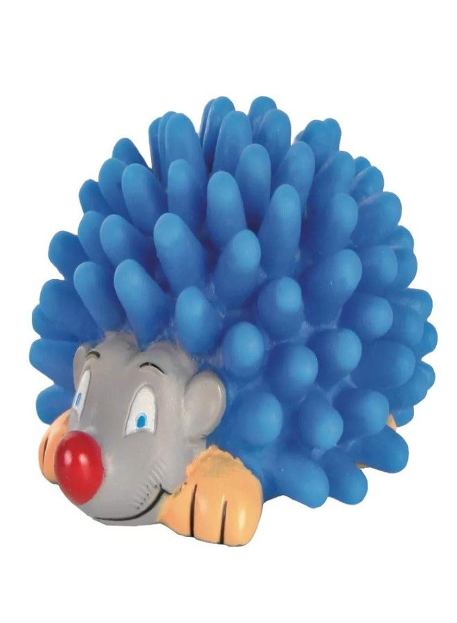 Western Era Playful Procupine Squeaky Toy for Playtime of Cute Friend of Natural Rubber for Dog/ Puppy/ Kitten/ Cat (Blue) - Image 3